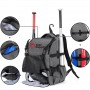 Mochila de Softbol de Grande Capacidade e Mochila Esportiva para Atividades ao Ar Livre