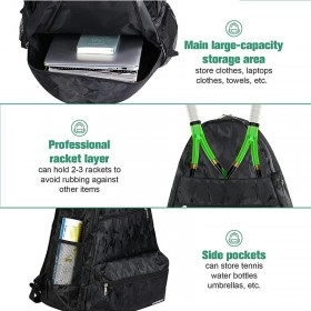 Bolsa de Tênis Esportiva Bolsa de Armazenamento à Prova d'Água Mais Vendida