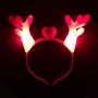 Tiara com Chifres Brilhantes Brinquedo de Acessório Luminoso de Natal