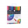 Conjunto de Canetas Aquarela Hidrossolúveis Caneta de Pintura Aquarela