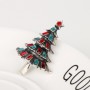 Broche de Árvore de Natal Diamante Presente Criativo de Natal