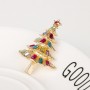 Broche de Árvore de Natal Diamante Presente Criativo de Natal