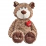Urso de pelúcia grande macio e suave com estampa da marca ou logotipo