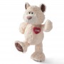 Urso de pelúcia grande macio e suave com estampa da marca ou logotipo