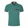 Camiseta de Cor Sólida e Nova Camisa Cultural Bordada com Coroa