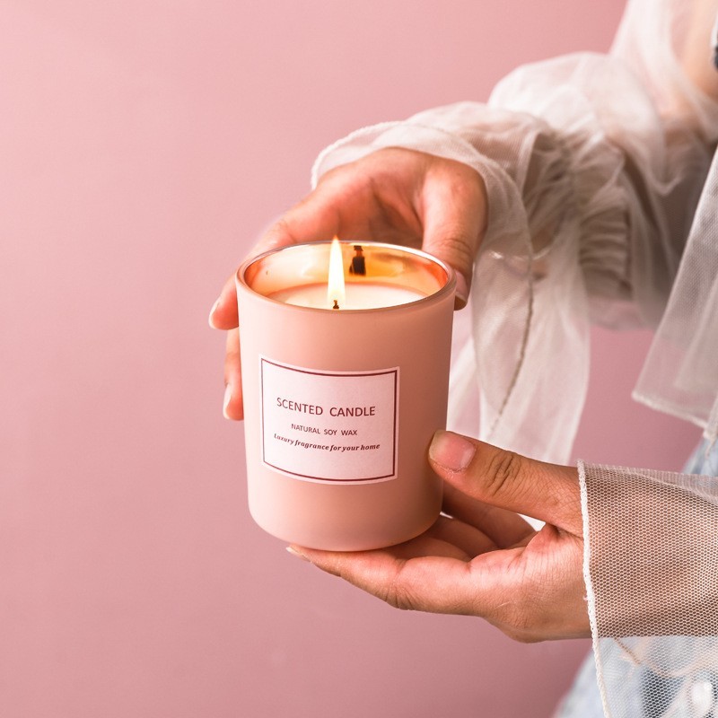 Vela com fragrância calmante