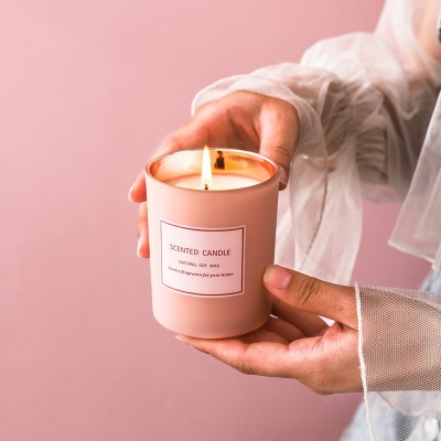 Vela com fragrância calmante
