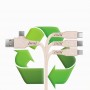 Cabo de Carregamento Ecológico e Novo Cabo USB de Dados Rápidos