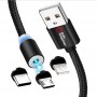 Carregador de Telefone Magnético e Cabos de Carregamento Magnético USB Personalizados