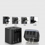 Plugue Universal Versátil e Novo Adaptador de Viagem Personalizado