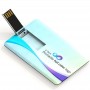 Pen drives USB personalizados superfinos em formato de cartão com logo