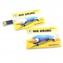 Pen drives USB personalizados superfinos em formato de cartão com logo