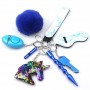 Conjunto de Chaveiros de Segurança Feminino Chaveiro de Alarme Personalizado