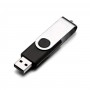 Pen drive USB giratório 360° com clipe de metal giratório para proteger a interface USB
