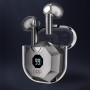 Fones de Ouvido Transparentes com Logotipo Personalizado Som Cristalino