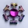 Spinner Arco-Íris Fidget para Foco e Alívio do Estresse Fidget Spinner