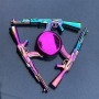 Atacado de Spinner Metálico Antiestresse com Rolamento e Brinquedo Giroscópio Cromado