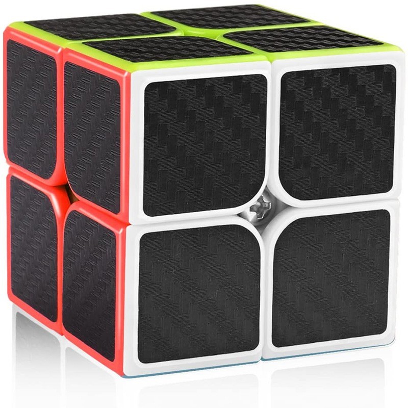 Cubo Mágico 2x2 com Fibra de Carbono