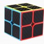 Excelente fibra de carbono 2 por 2 Cubo de Rubik oferece uma ótima experiência