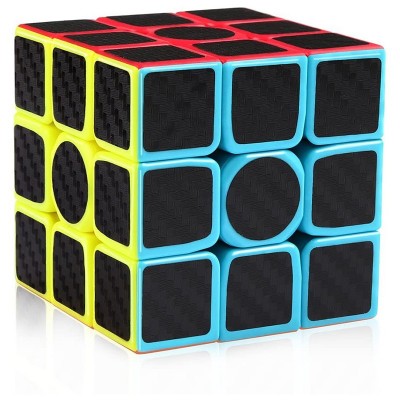 Cubo Mágico de Fibra de Carbono Personalizado