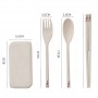 Conjunto de Jantar de Palha de Trigo Portátil Melhores Conjuntos de Jantar