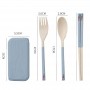 Conjunto de Jantar de Palha de Trigo Portátil Melhores Conjuntos de Jantar