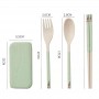 Conjunto de Jantar de Palha de Trigo Portátil Melhores Conjuntos de Jantar