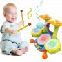 Bateria multifuncional colorida de aprendizado melhor brinquedo infantil