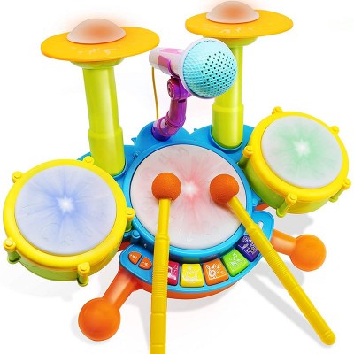 Conjunto de bateria multifuncional colorido