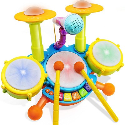 Conjunto de tambor de brinquedo de música infantil preço de fábrica por fornecedor de brinquedos promocionais