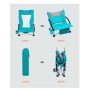 Cadeira Espreguiçadeira de Praia Personalizada Cadeira de Praia com Mochila Personalizável