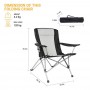 Cadeiras de Camping Personalizadas para Exteriores e Cadeiras Dobráveis com Almofada