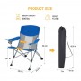 Cadeiras de Camping Personalizadas para Exteriores e Cadeiras Dobráveis com Almofada