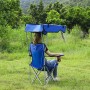 Cadeira de Praia Personalizada com Toldo E Cadeira Dobrável Confortável