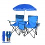 Cadeira de Praia Personalizada com Toldo Cadeira de Acampamento Dupla