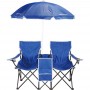 Cadeira de Praia Personalizada com Toldo Cadeira de Acampamento Dupla