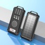 Carregador Solar à Prova d'Água com Banco de Energia Carregador Sem Fio Genuíno para Atividades ao Ar Livre