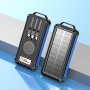 Carregador Solar à Prova d'Água com Banco de Energia Carregador Sem Fio Genuíno para Atividades ao Ar Livre