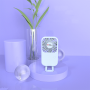 Novo Ventilador Portátil Simples Ventilador de Mesa USB Recarregável para Escritório