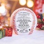 Presente de Natal Decorativo Beisebol Inspirador
