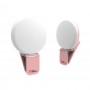 Luz de Selfie com Presilha Portátil Luz de Preenchimento para Câmera de Transmissão