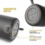 Alto-falante portátil sem fio Bluetooth com microfone integrado, chamada de viva-voz, linha AUX, cartão TF para iPhone, iPad e s