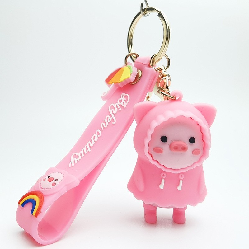 Chaveiro de borracha personalizado por atacado