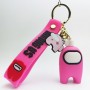 Wholesale Hot Creative 3D PVC Keychain Fun Among Us Game