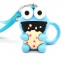 Cute Designs Animal PVC Rubber Keychain Women Bag Pendant Gifts