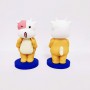 Acessórios de Desenho Animado Mini Animais Boi Figura em PVC Presentes