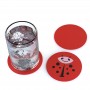 Descanso de Copo Redondo em PVC Descansos de Mesa para Bebidas