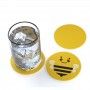 Descanso de Copo Redondo em PVC Descansos de Mesa para Bebidas