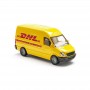 Modelo de Caminhão Amarelo DHL Brinde da Coleção Promocional DHL