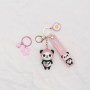 Chaveiro de borracha de panda fofo criativo itens personalizados para brindes